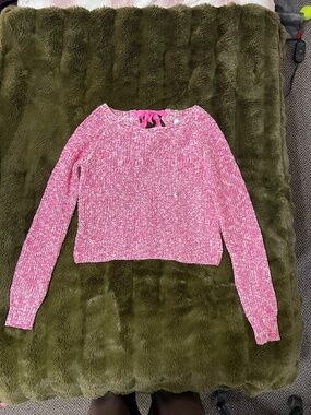 Y2K Pink Cotton Aeropostale Sweater